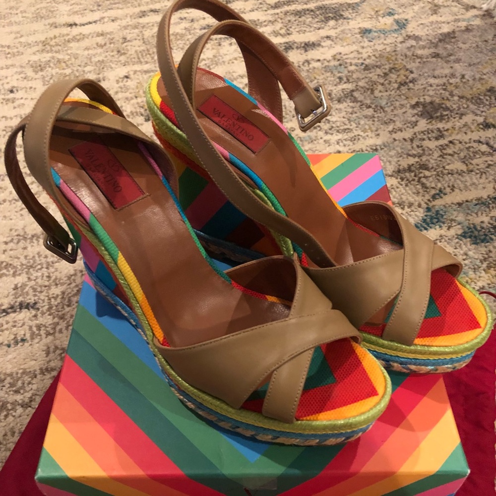 Valentino wedge sandals